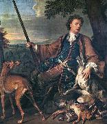 Francois Desportes, Portrait of the Artist in Hunting Dress